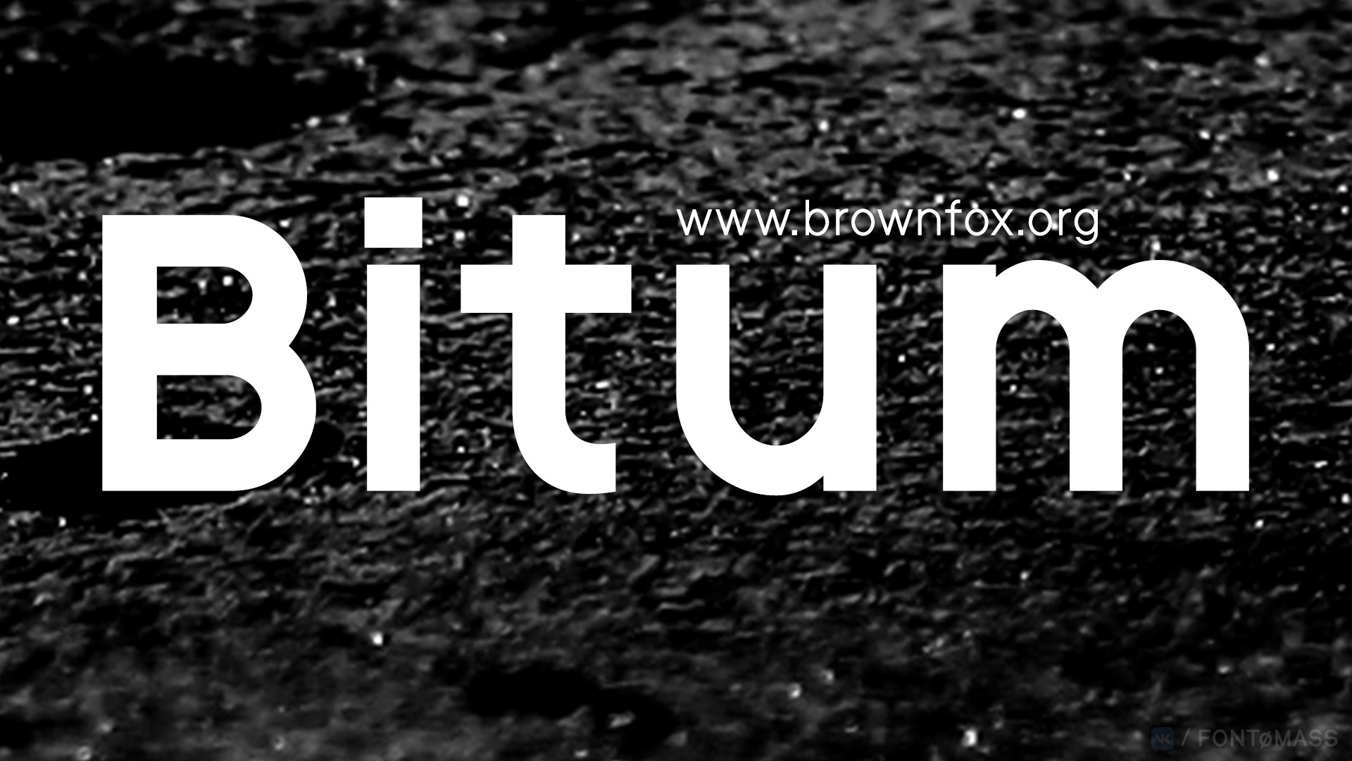 Пример шрифта Bitum #1