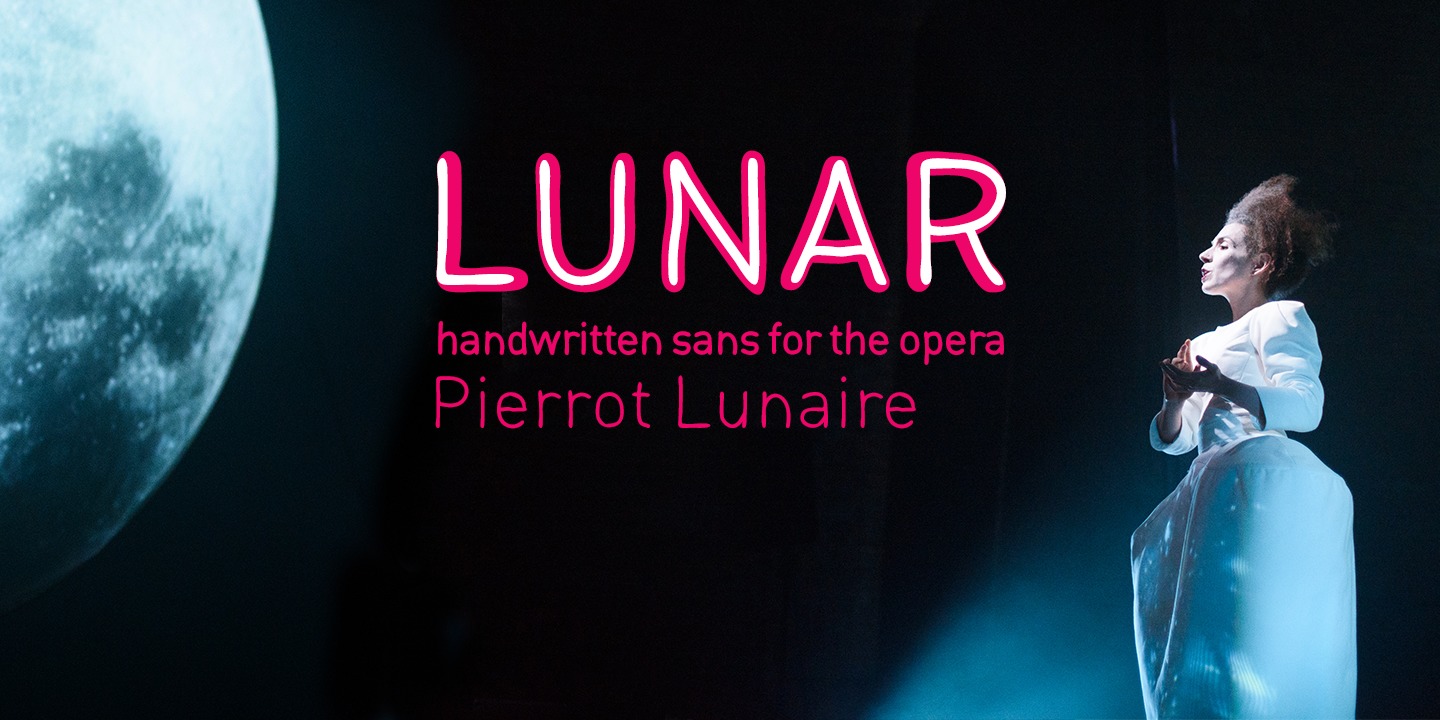 Пример шрифта Lunar #1