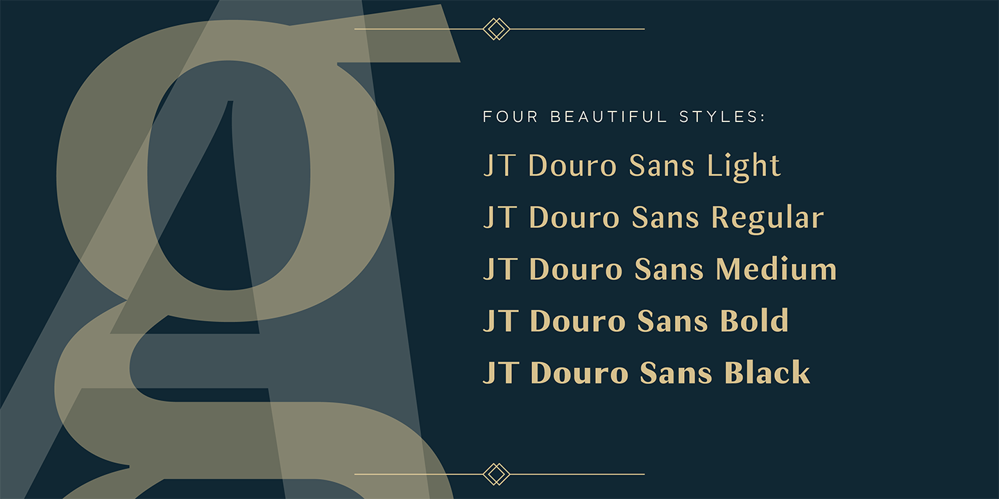 Пример шрифта JT Douro-Sans #3