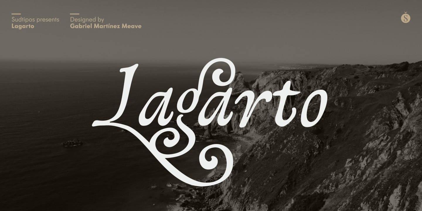 Пример шрифта Lagarto #1