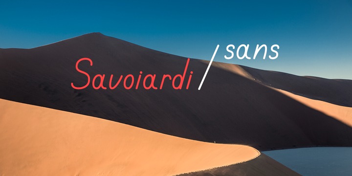 Пример шрифта Savoiardi #2