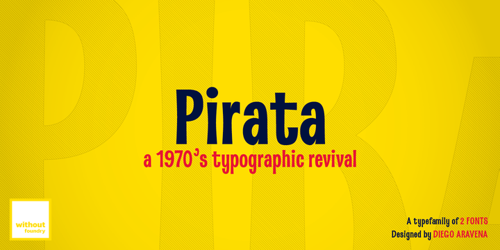 Пример шрифта Pirata #1