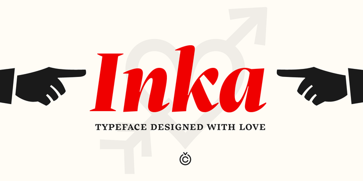 Пример шрифта Inka A #1