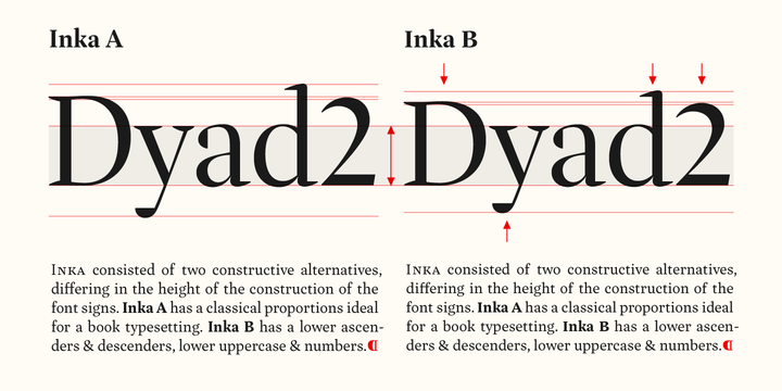 Пример шрифта Inka B #3