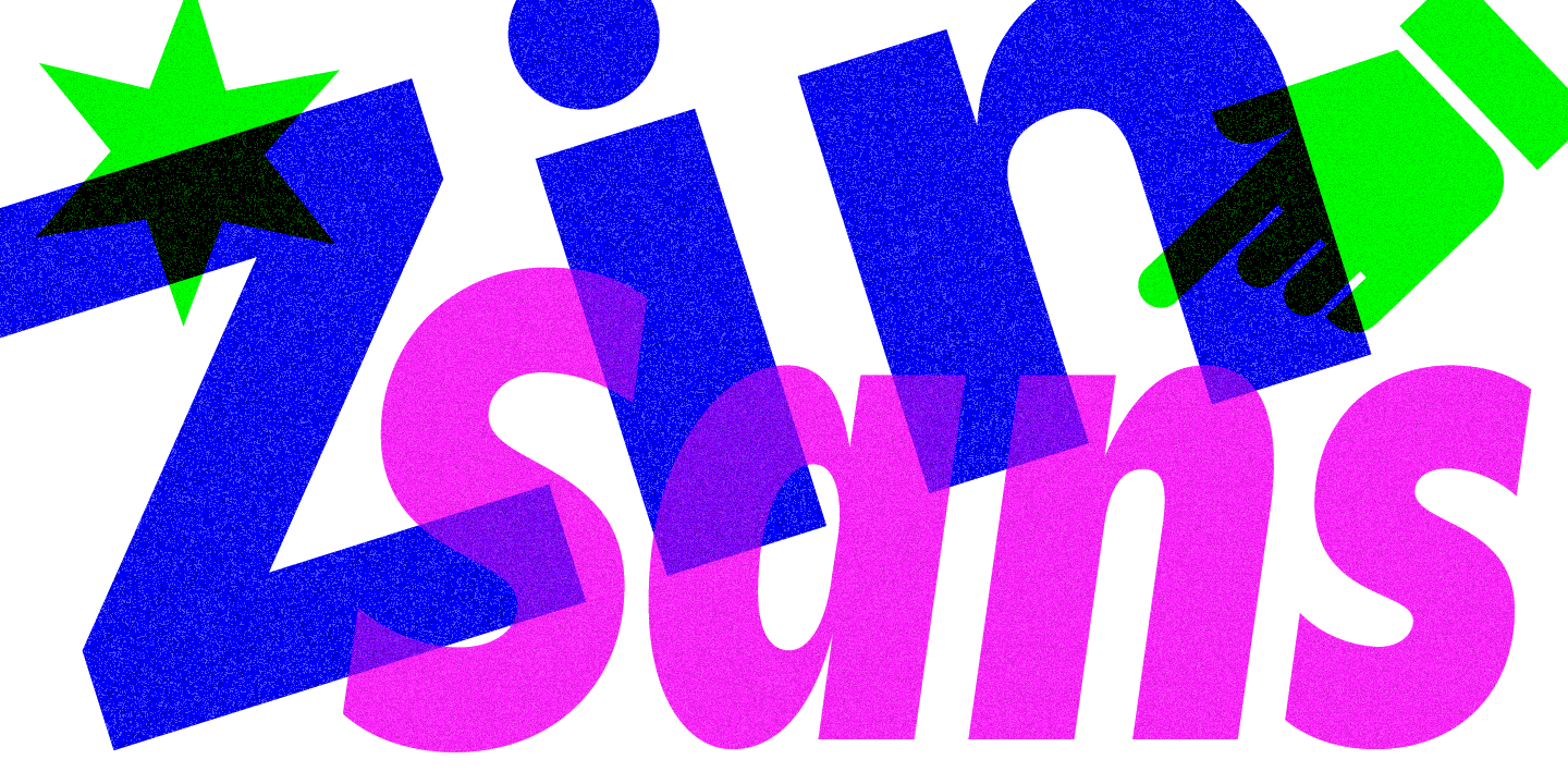 Пример шрифта Zin Sans #1