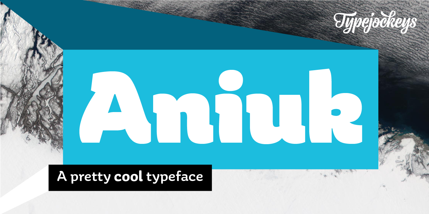 Пример шрифта Aniuk #1