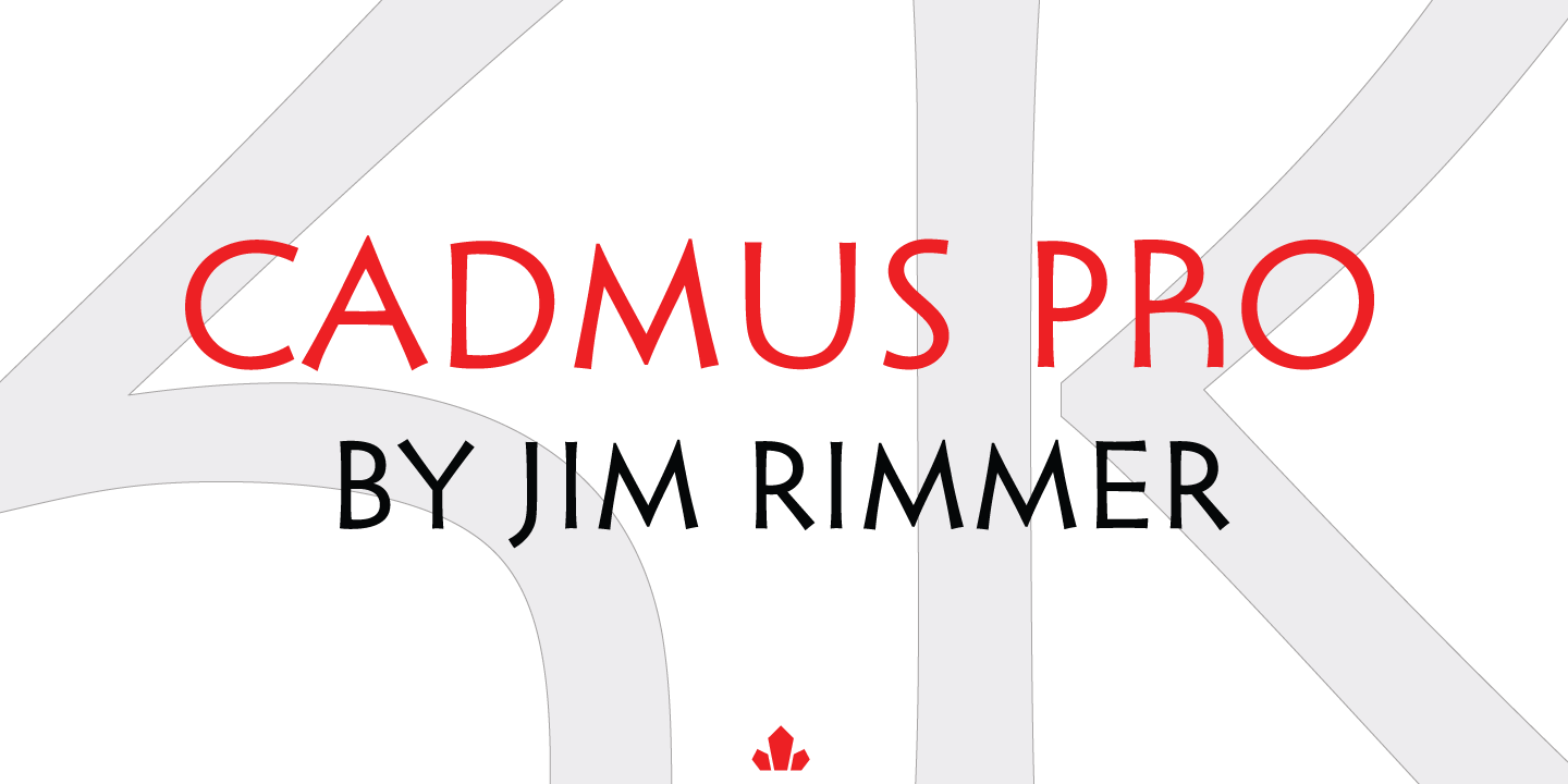 Пример шрифта Cadmus Pro #1