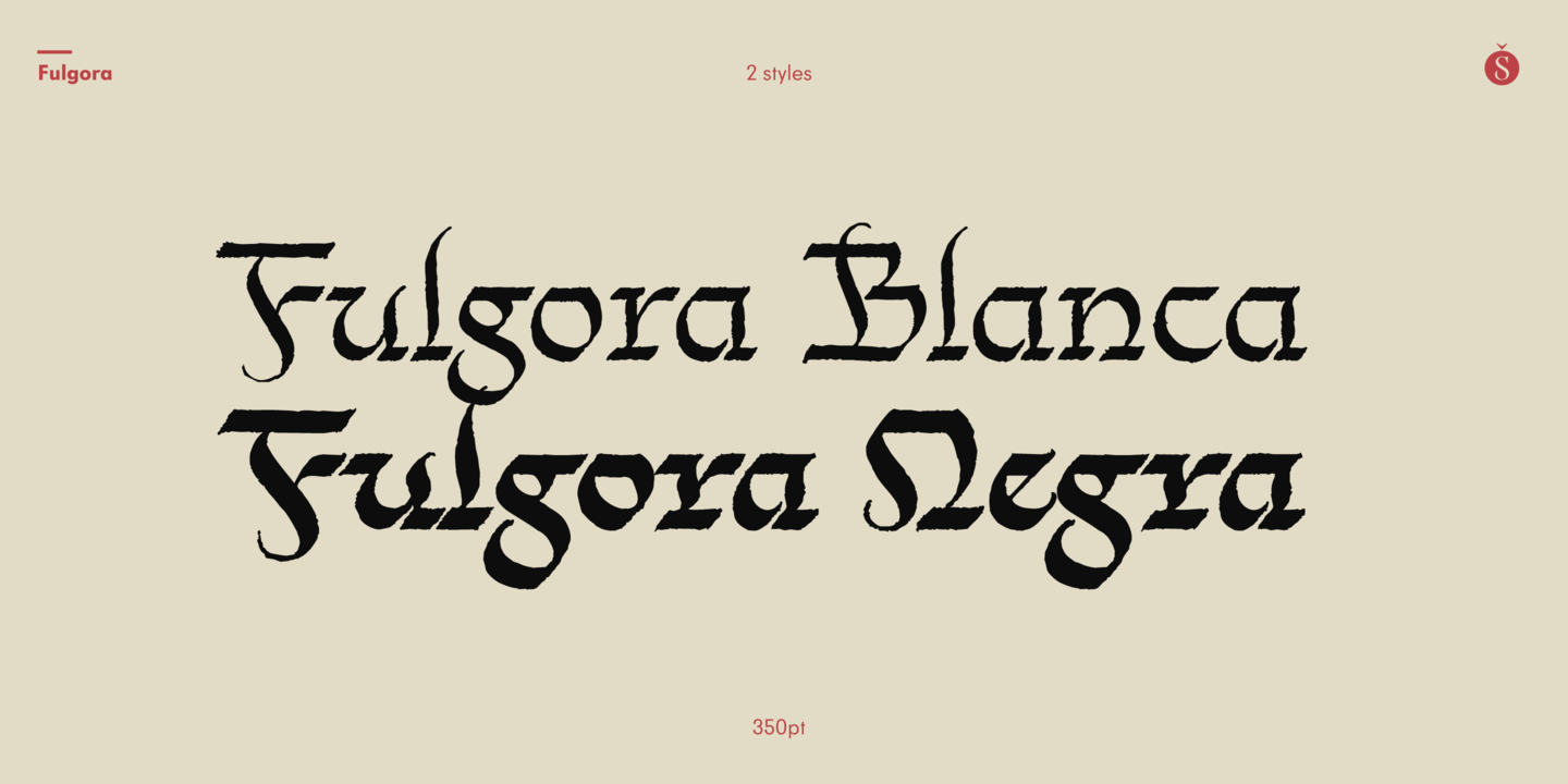 Пример шрифта Fulgora #4