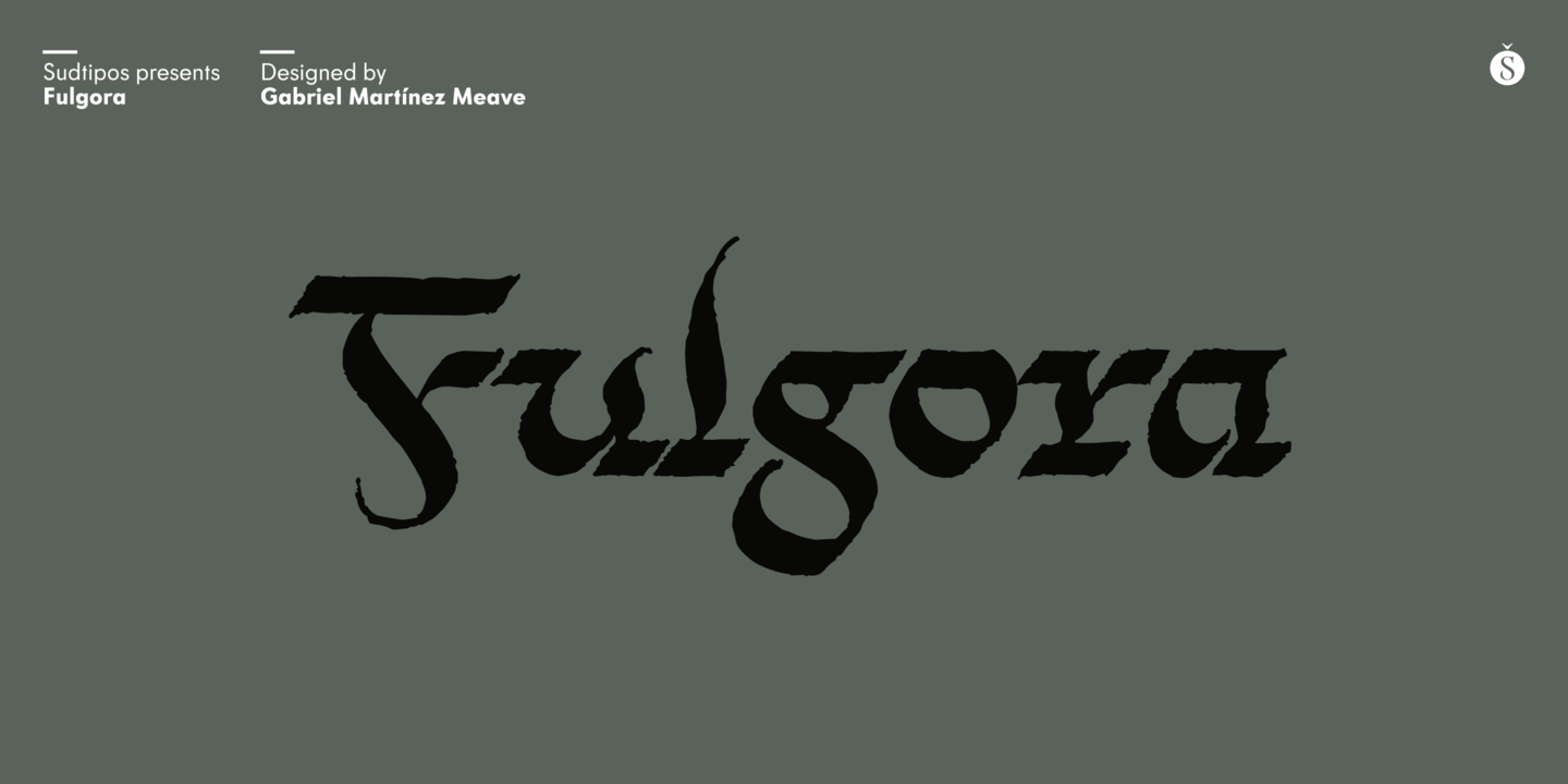Пример шрифта Fulgora #1