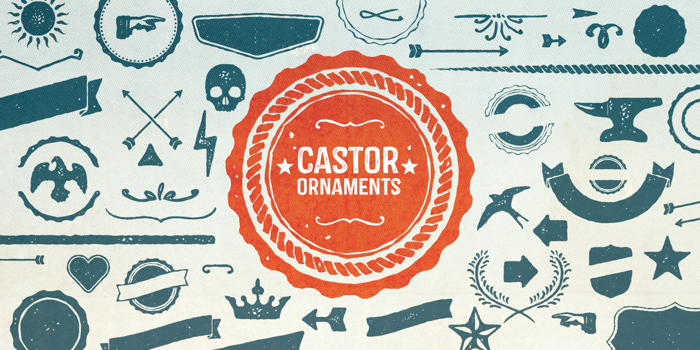 Пример шрифта Castor #6
