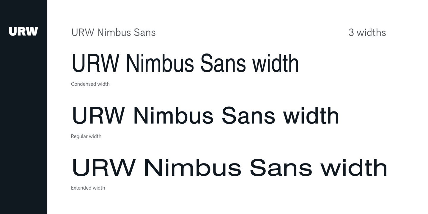 Пример шрифта Nimbus Sans CHS #4