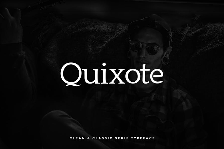 Пример шрифта Quixote #1