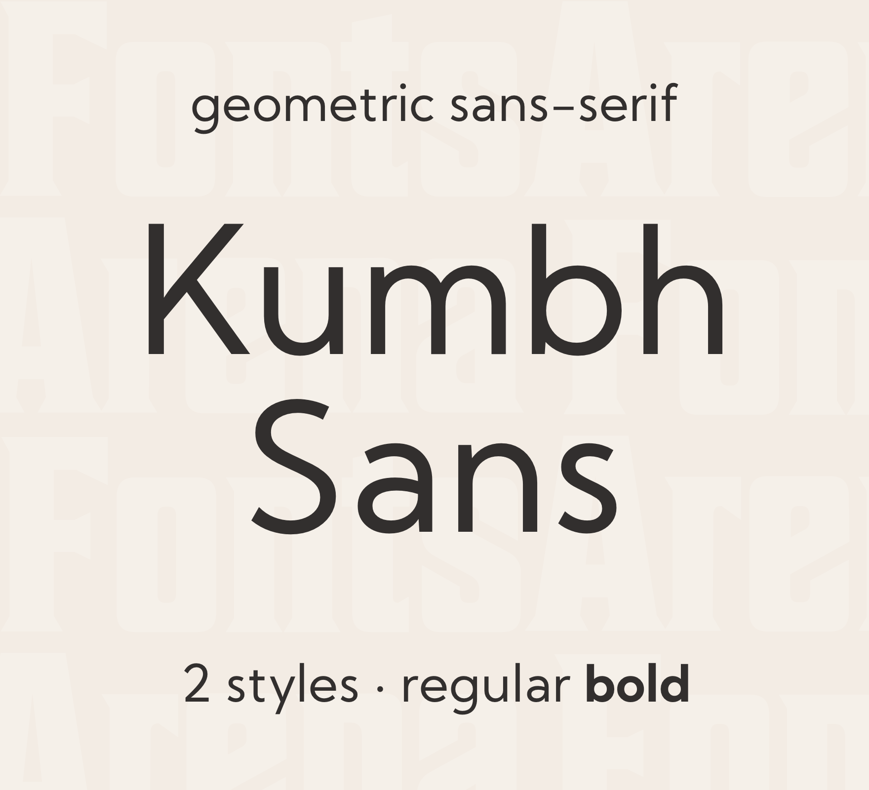 Пример шрифта Kumbh Sans #1