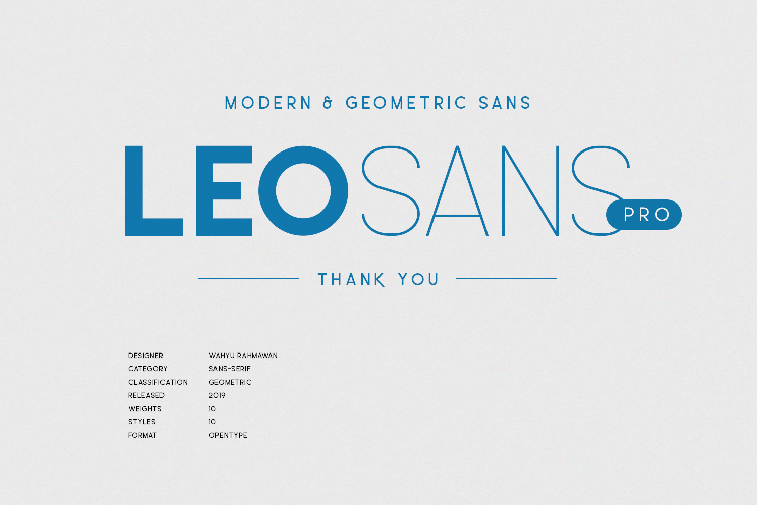 Пример шрифта Leo Sans Pro #1