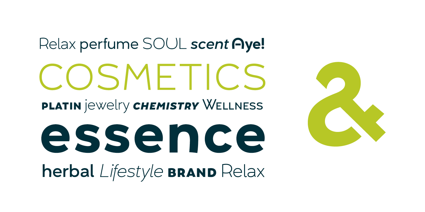 Пример шрифта Umba Sans #2