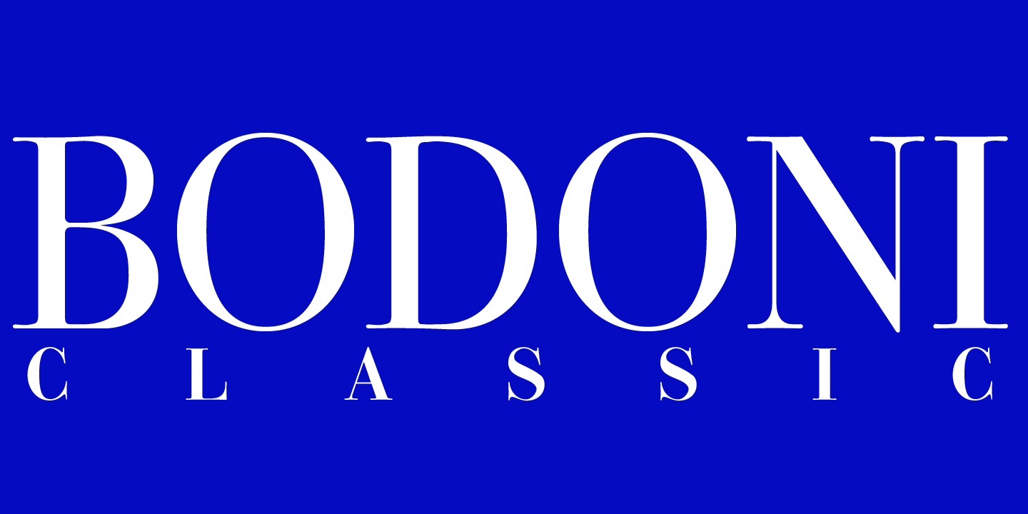 Пример шрифта Bodoni Classic #4