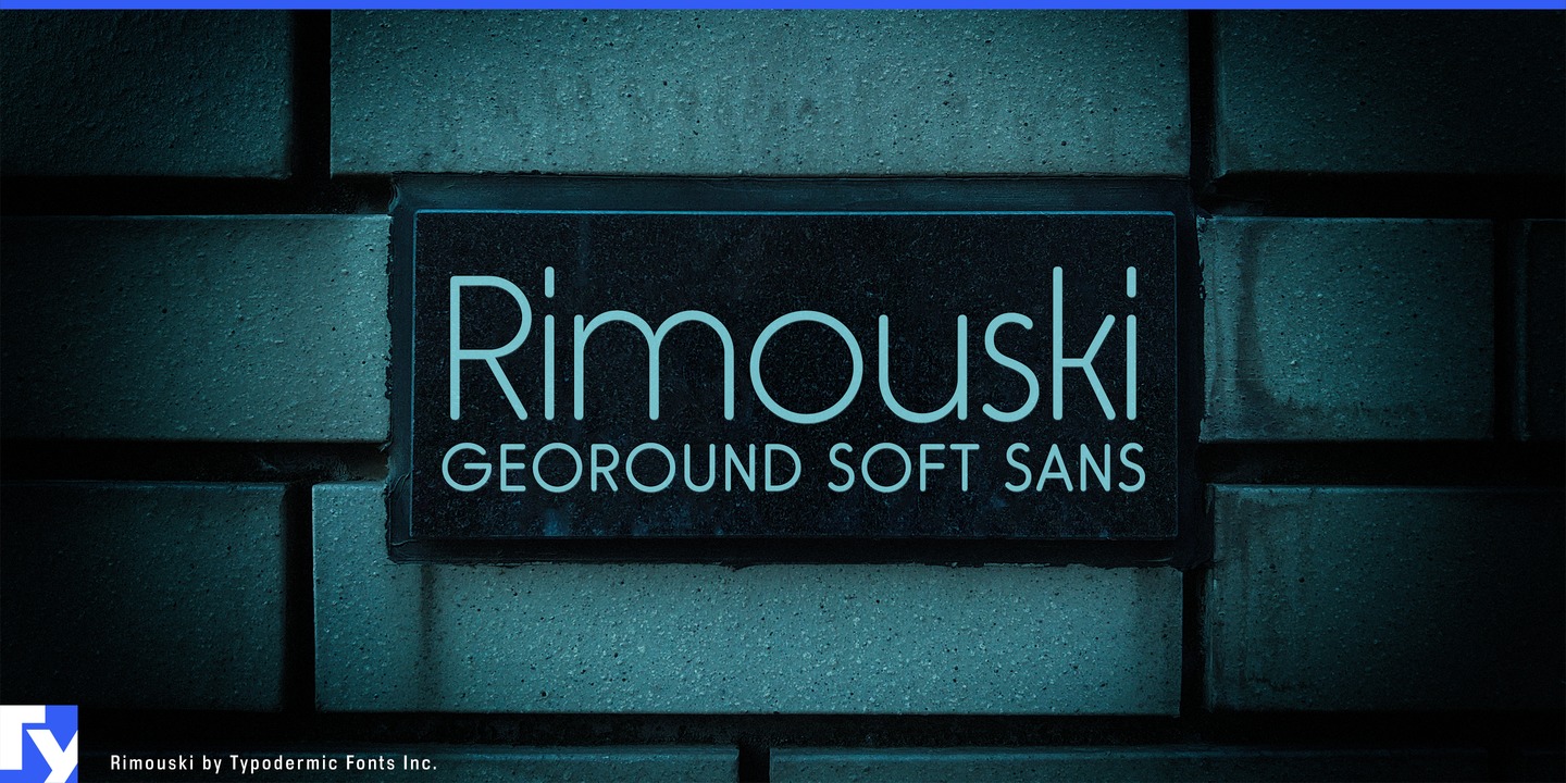 Пример шрифта Rimouski #1