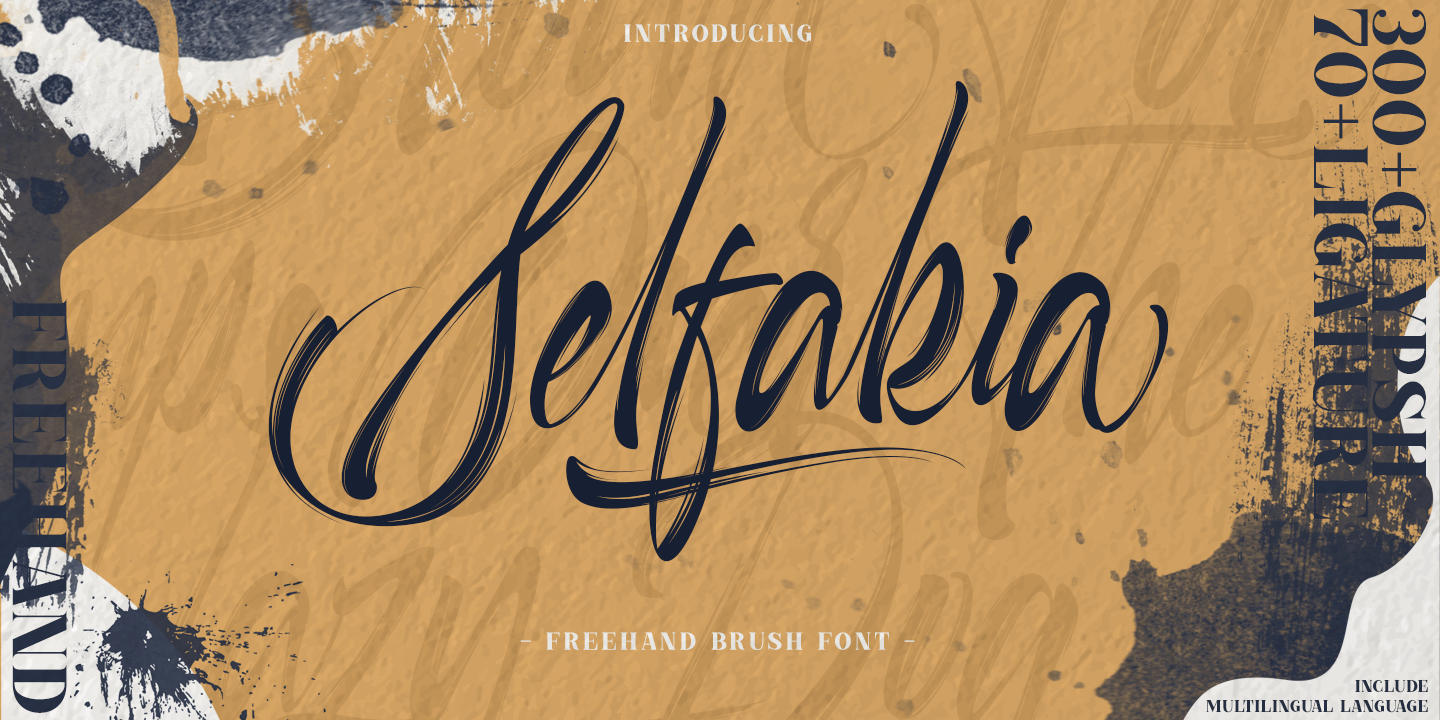 Пример шрифта Selfakia #1