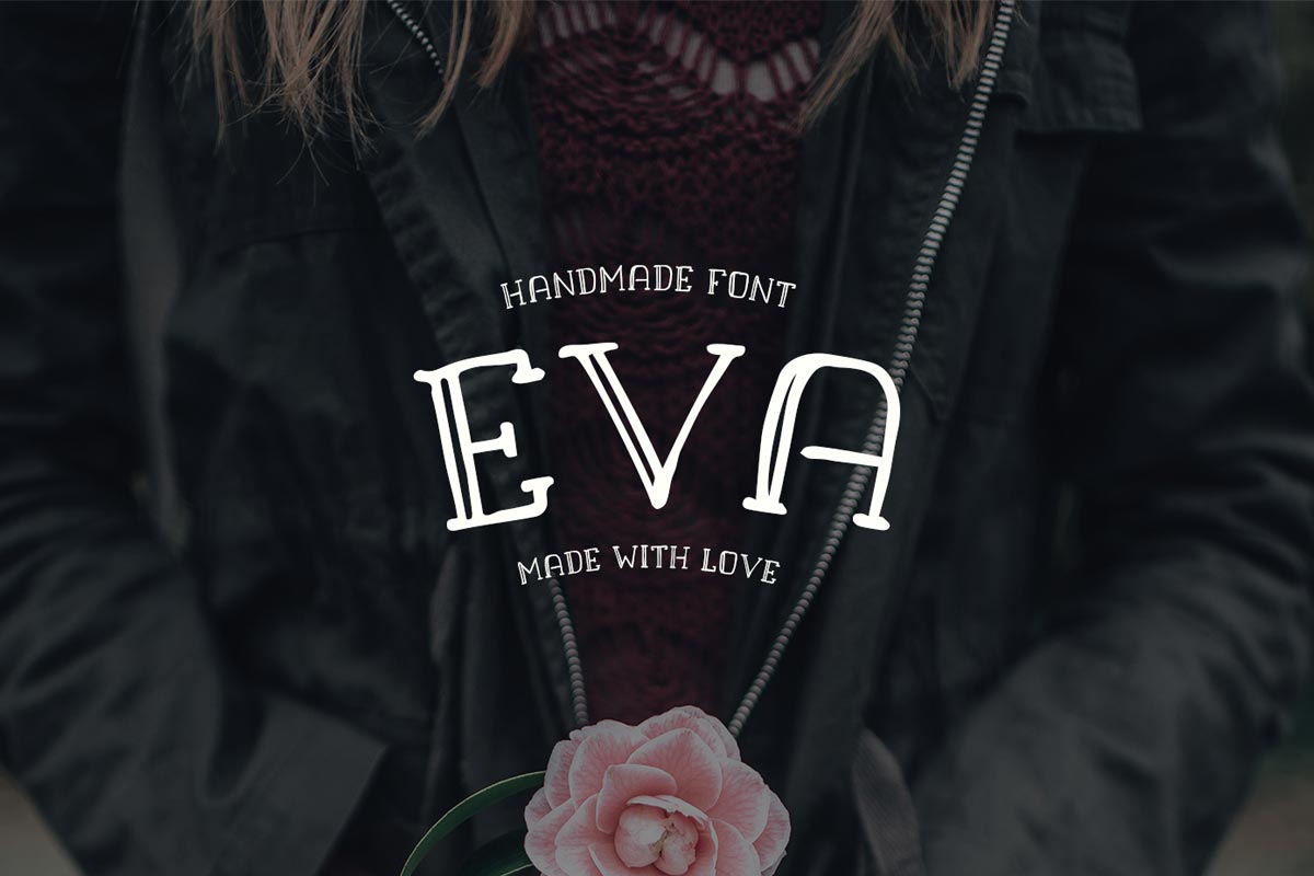Пример шрифта Eva #1