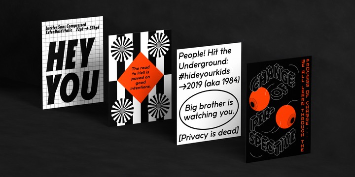 Пример шрифта Lucifer Sans Extra Condensed #3