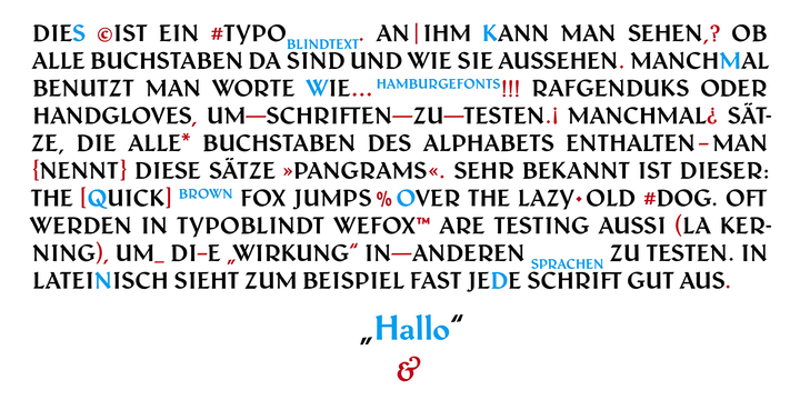 Пример шрифта Schneidler Latein #2