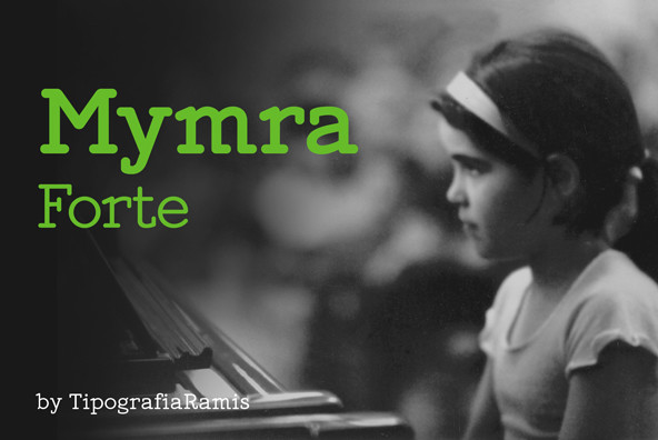 Пример шрифта Mymra Forte #1