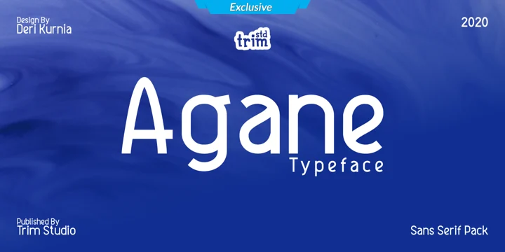 Пример шрифта Agane #1