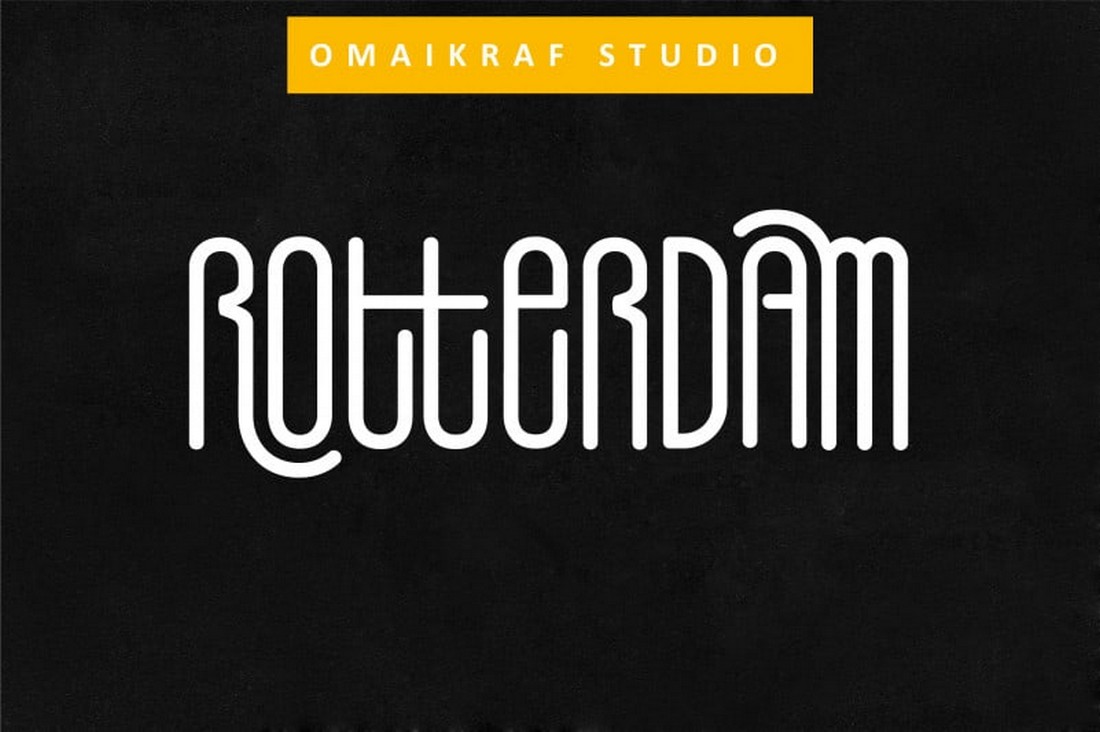 Пример шрифта Rotterdam #1