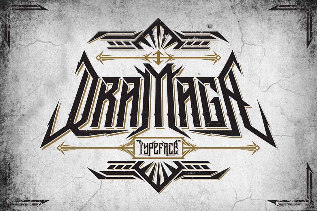 Пример шрифта Dramaga #1