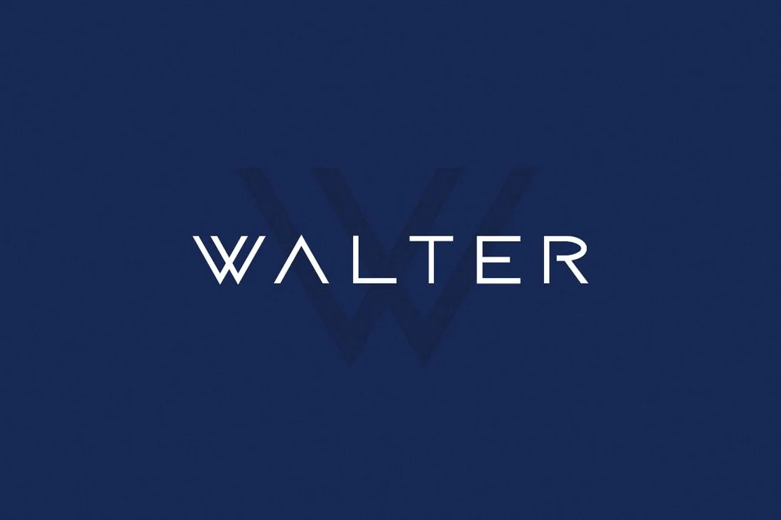 Пример шрифта Walter #1