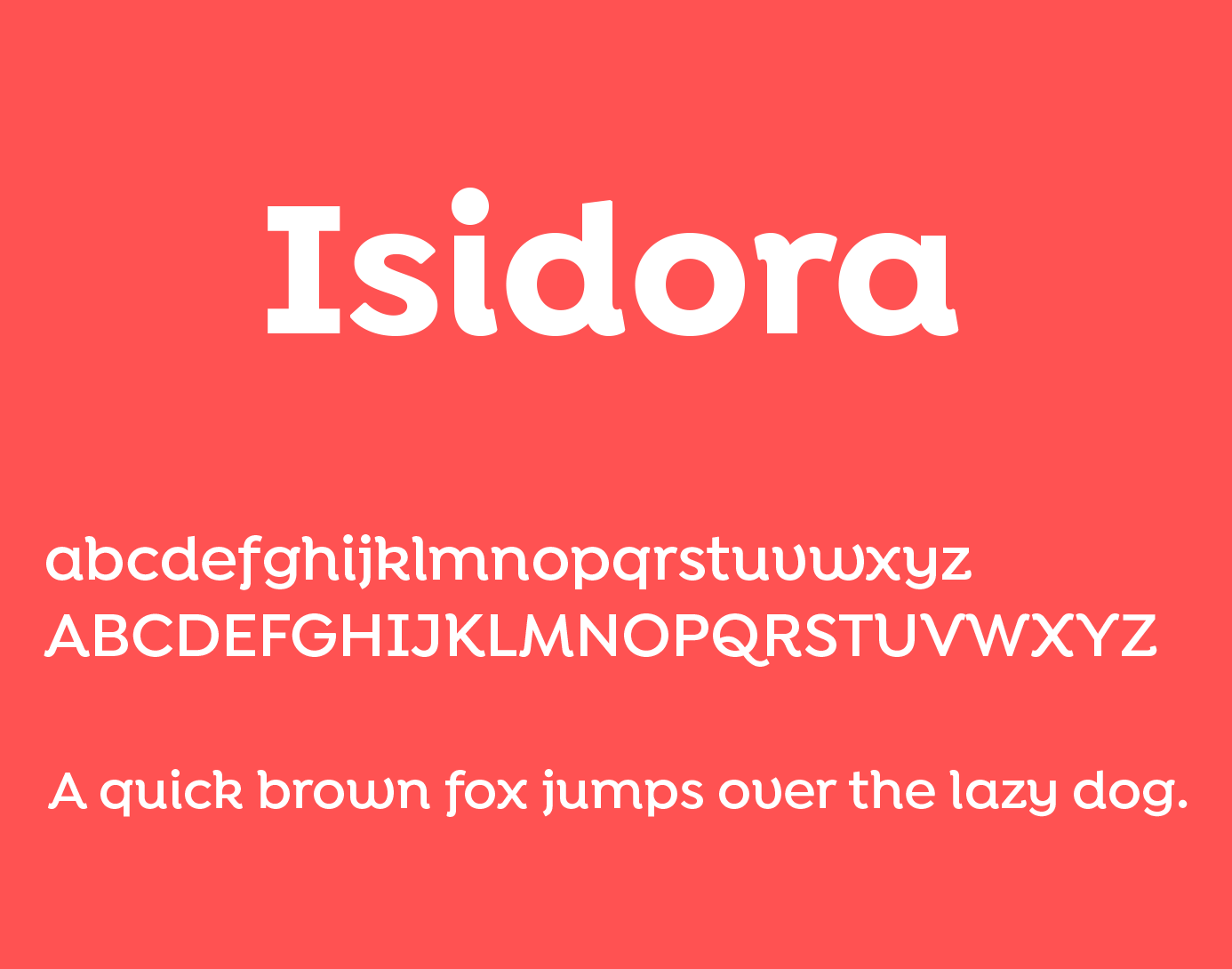 Пример шрифта Isidora #1