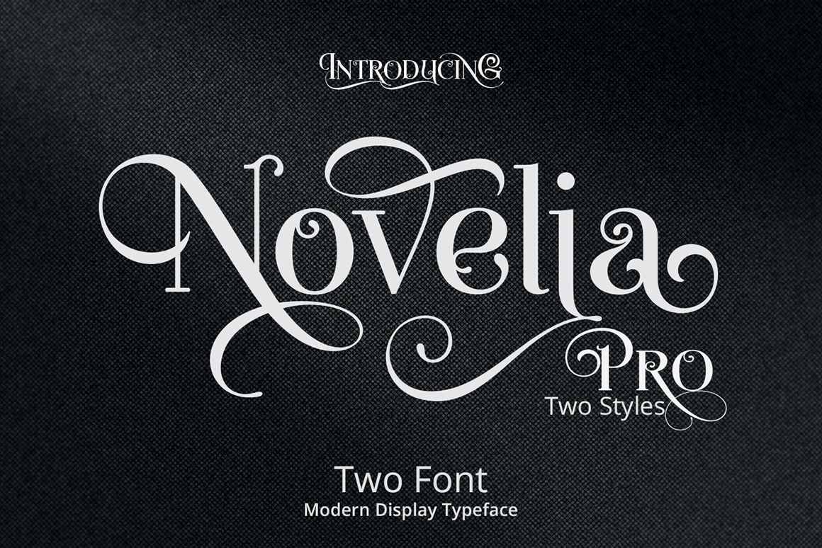 Пример шрифта Novelia #1