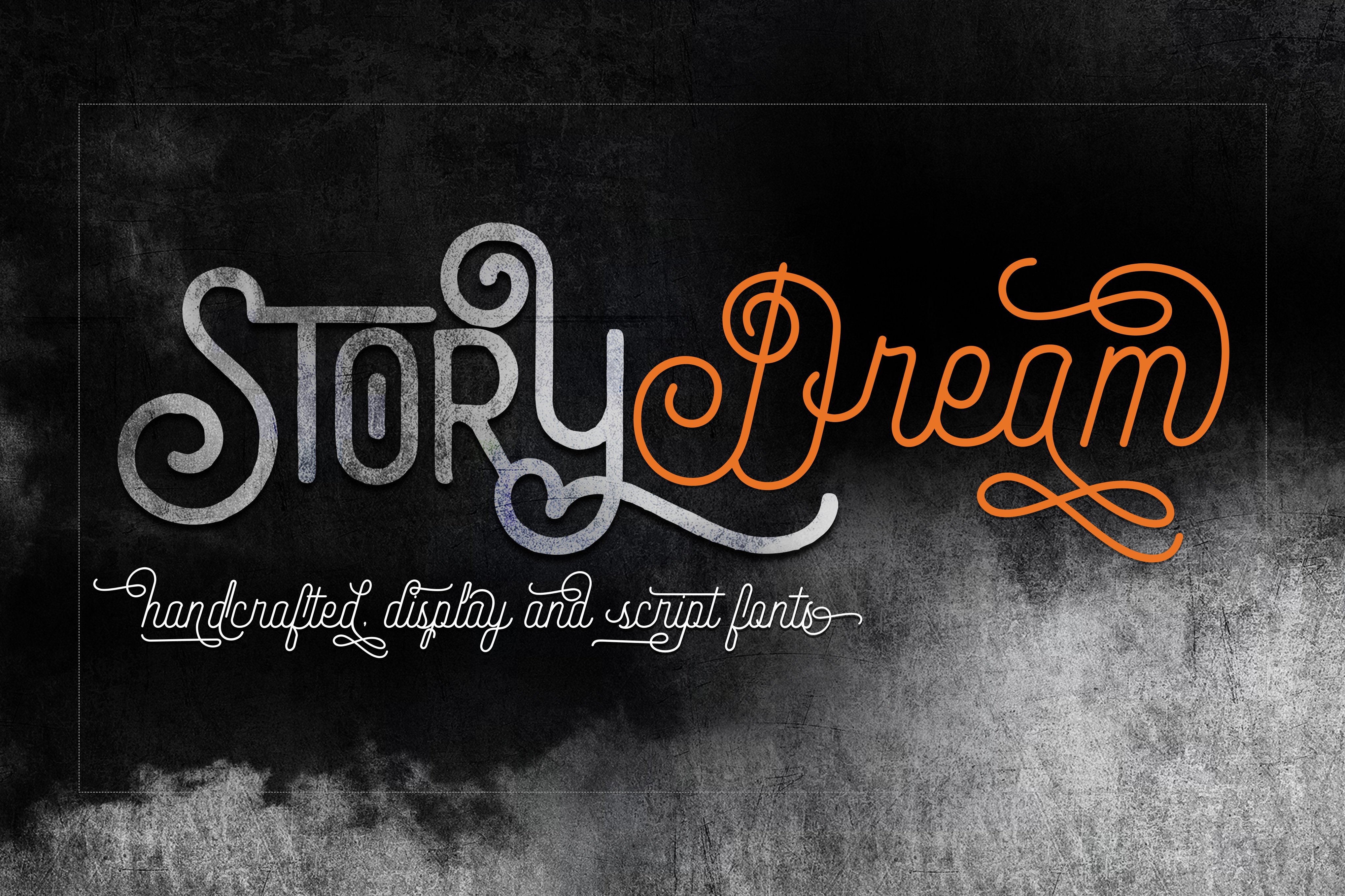 Пример шрифта Story Dream #1