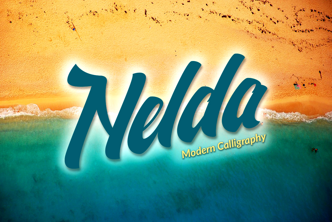 Пример шрифта Nelda #1