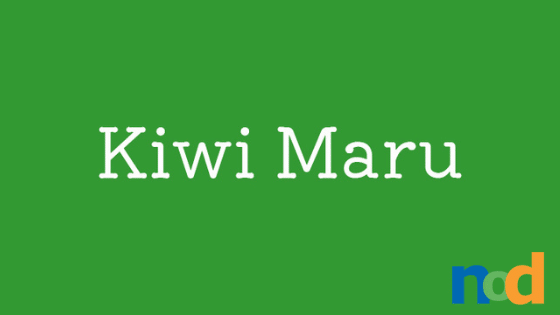 Пример шрифта Kiwi Maru #1