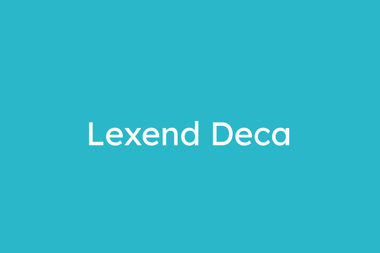 Пример шрифта Lexend #1