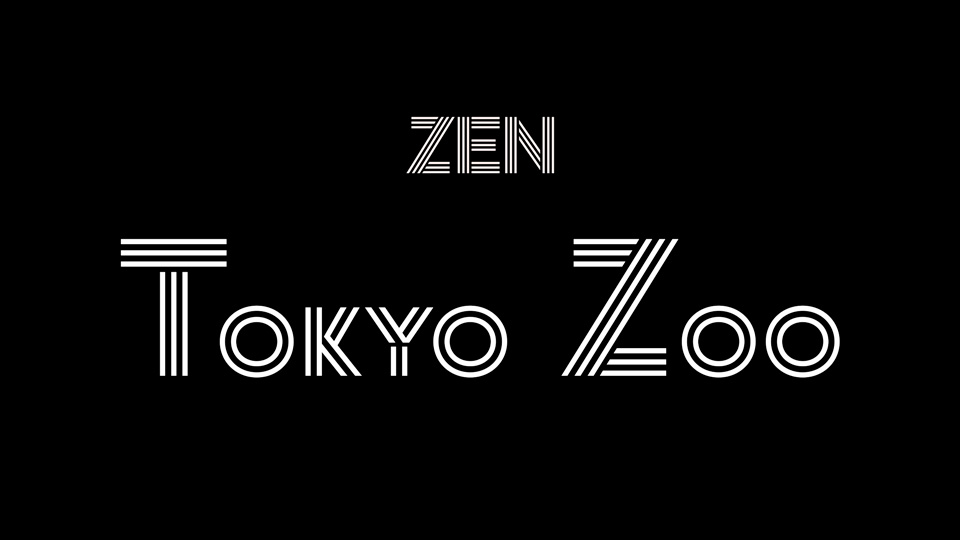 Пример шрифта Zen Tokyo Zoo #1