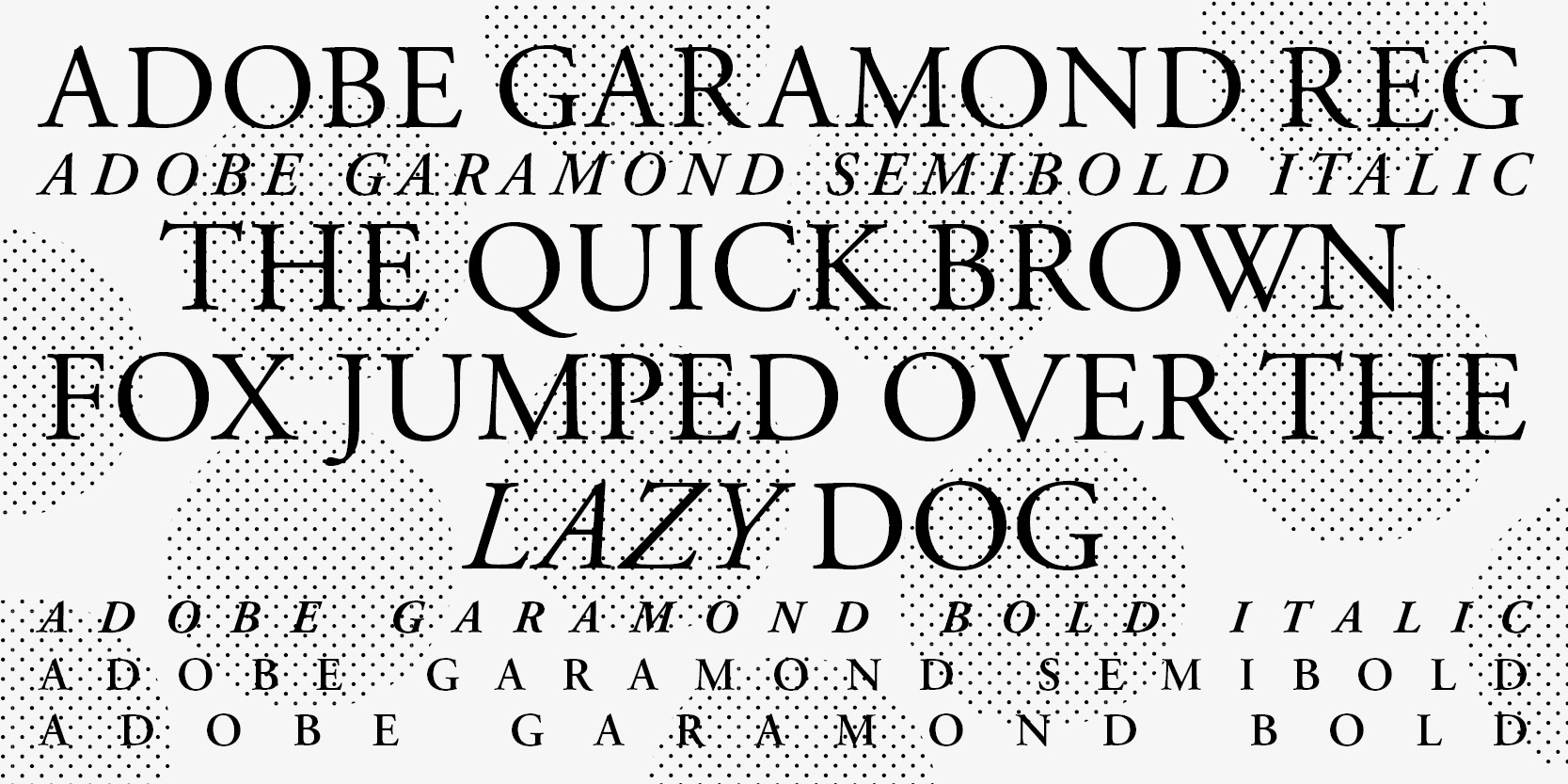 Пример шрифта Adobe Garamond Pro #1