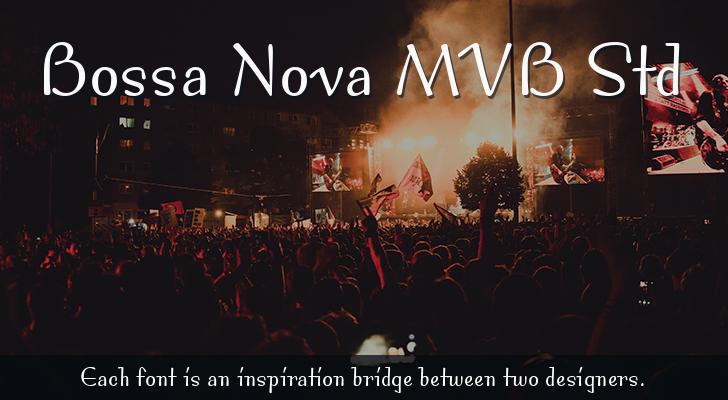 Пример шрифта Bossa Nova MVB #1