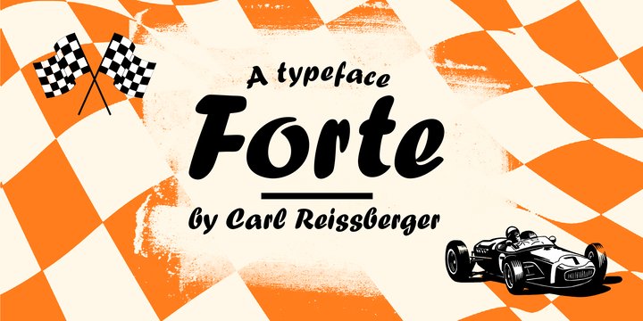 Пример шрифта Forte #1