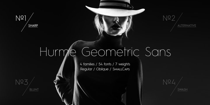 Пример шрифта Hurme Geometric Sans No.3 #1