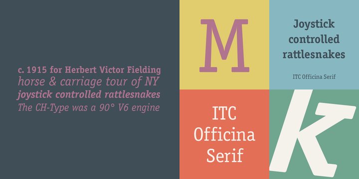 Пример шрифта ITC Officina Serif #1