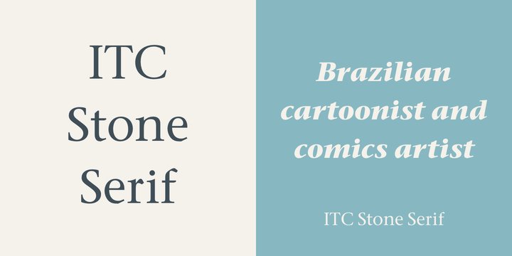 Пример шрифта ITC Stone Serif #3