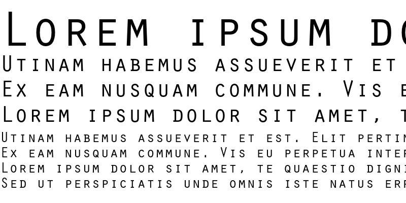 Пример шрифта Orator #1