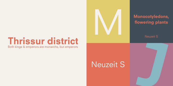 Пример шрифта Neuzeit S #1
