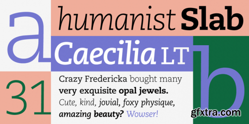 Пример шрифта Caecilia #1