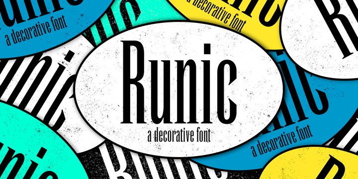 Пример шрифта Runic #1