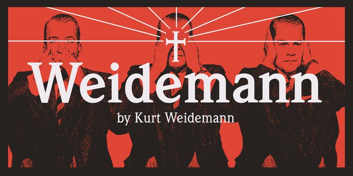 Пример шрифта ITC Weidemann #1
