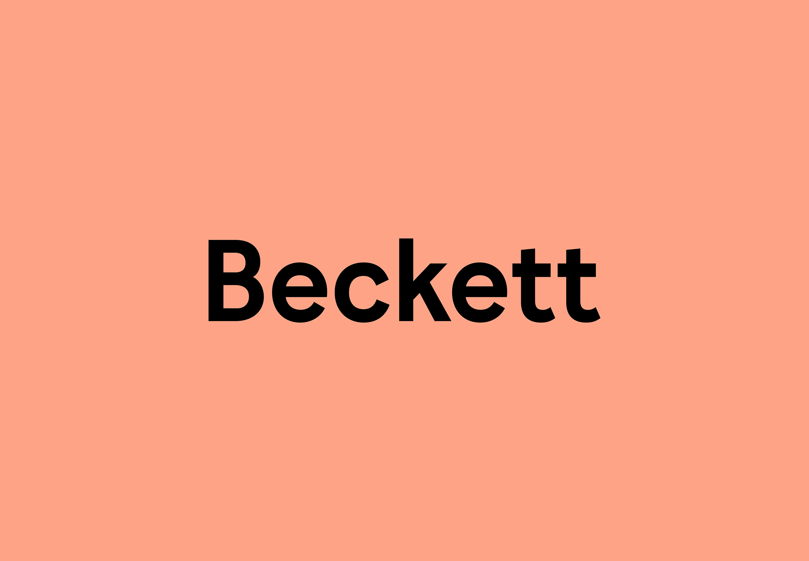 Пример шрифта Becket #1