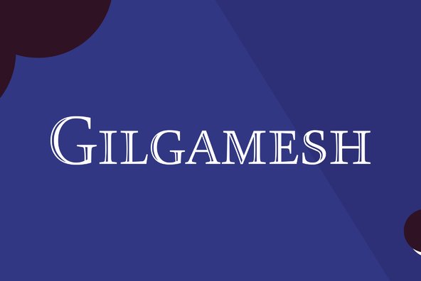 Пример шрифта Gilgamesh #1